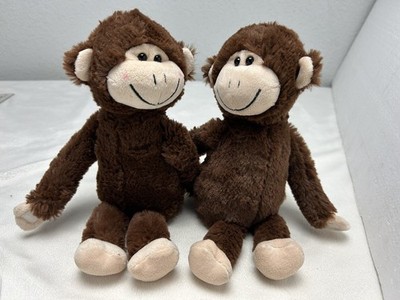 VTG Galerie Stuffed Animal Monkeys Love Partners Attaching Hands