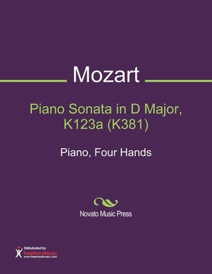 Piano Sonata in D Major, K123a (K381) Sheet Music (Piano, Four Hands)