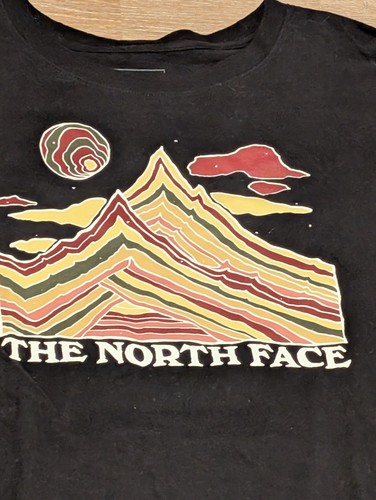 The North Face Short Sleeve T Shirt Men’s Size XL Black Mountain (1580) - Picture 2 of 11