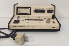 SHURE C/PEK-3 STEREO CARTRIDGE ANALYZER ANALIZZATORE TESTINE VINTAGE FUNZIONANTE