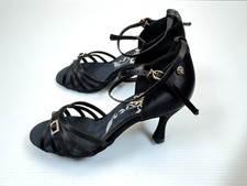 ADS Latin Dance Open Toe 3'' Heel Women 9.5 NWOT Satin Ballroom Liberty Dance