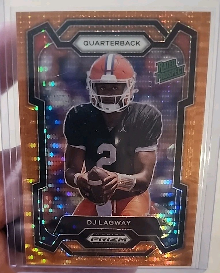 2024 Prizm Draft Picks - DJ Lagway #182 Orange Pulsar /49 🔥🔥 🐊 Color Match
