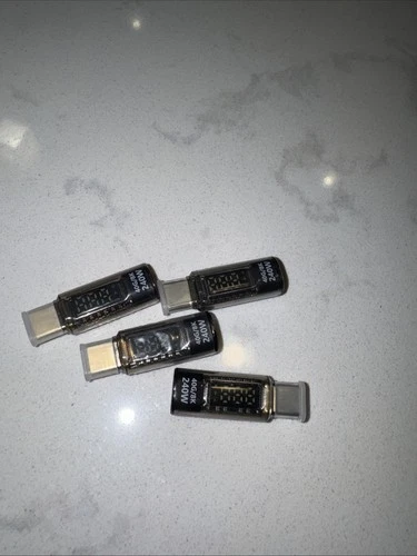 240W USB-C Power Meter Tester – Transparent LED Display, USB-C Extender