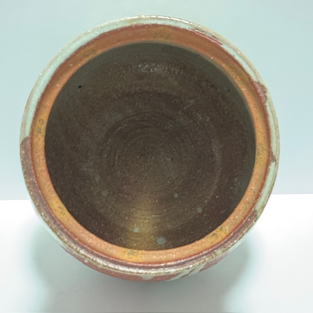 Japanese Tea ceremony Mizusashi Fresh Water Container Pot Shigaraki ware