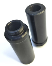 2PCS Mic Stand Tube 5/8" Microphone 2" Threaded-TO-UNthreaded extension