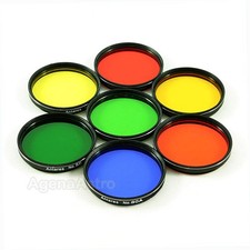 Antares 2" Color Filter Set for Telescope Eyepiece - Set of 7 Filters