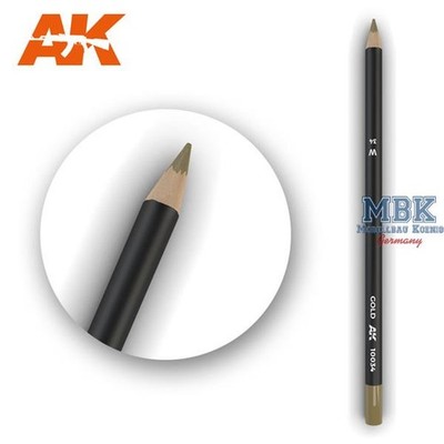 AK Interactive S.L. AK-10034 WEATHERING PENCIL GOLD