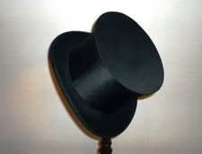 Chapeau Haut-de-forme 1900 – Poil De Taupe – Maison Berteil Paris – Belle Époque