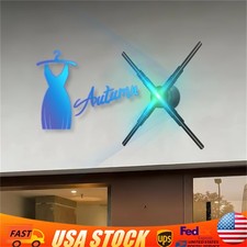 19.6in 3D Hologram Fan 552 LED 1600x552 Resolution Ratio with Remote,APP Control
