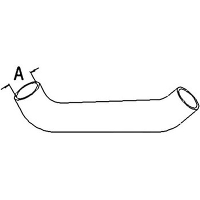 #ad 158615A New Top Radiator Hose fits Oliver White 1750 1850 1950T 1755 1855 1955 $20.99