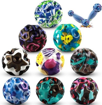 Elastische Kugel High Bouncing Ball Space Bouncy Bälle Outdoor Throw  Moon DHL