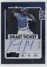 2021 Contenders Rookie Variation A Draft Ticket Blue /99 Keibert Ruiz Auto g2z