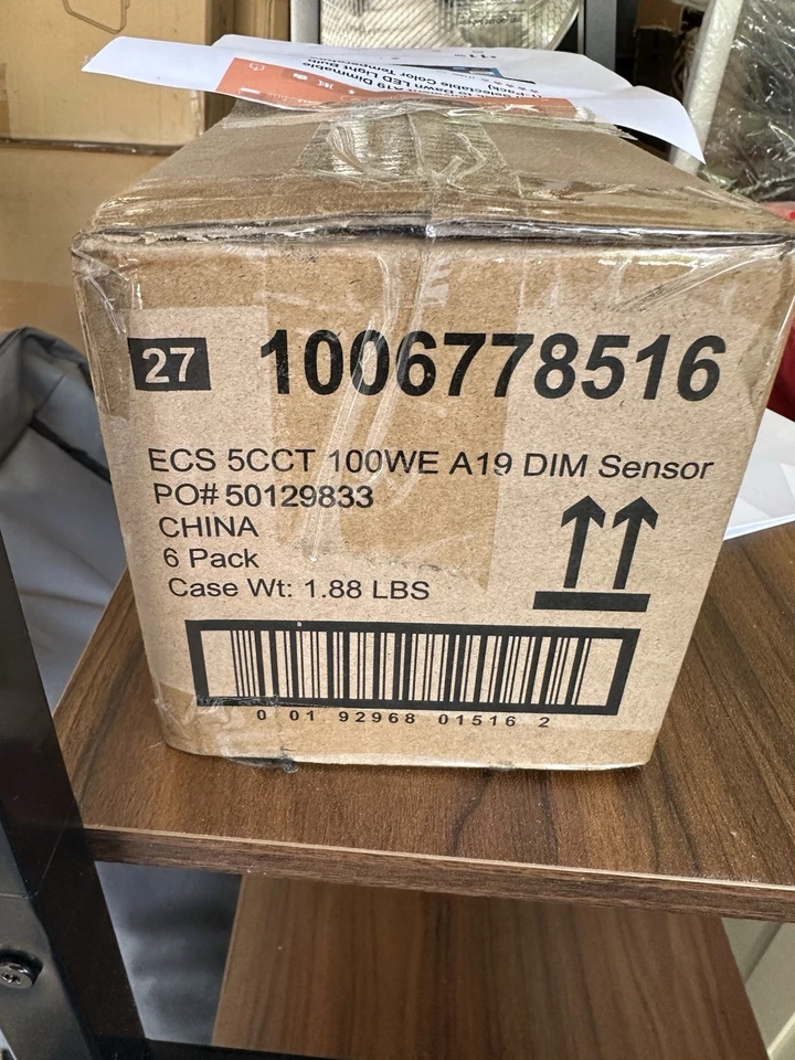 EcoSmart 100-Watt Equivalent A19 Dimmable CEC Dusk to Dawn LED Light Bulb 6 pack - Image 4 of 4