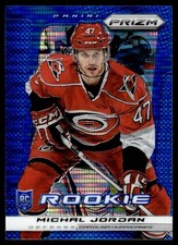 2013-14 Panini Prizm Prizms Blue PULSAR Michal Jordan Carolina Hurricanes #220