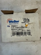 Weiler 3-1/2 in Crimped Steel Wire Cup Brush M10x1.50, 0.014 in, 13176
