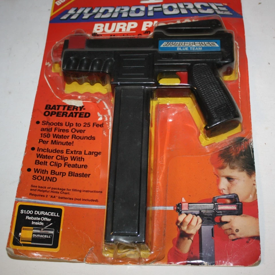Винтажный 1987 BUDDY L моторизованный HYDROFORCE отрыжка бластер воды пулемет 8050 - Изображение 3 из 4