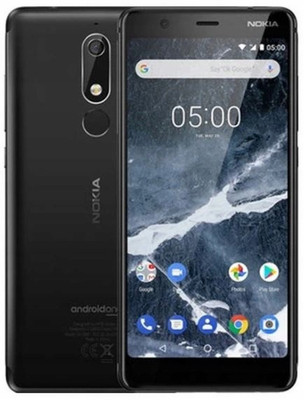 Nokia 5.1 2/16 Dual Sim LTE TA-1075 Schwarz ohne Simlock | Zustand: Sehr gut