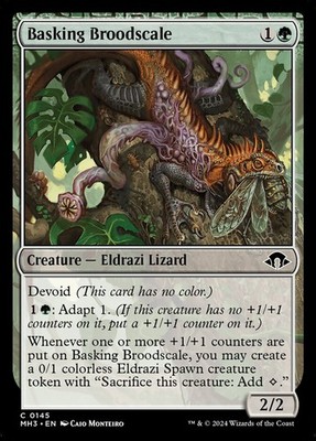 MTG Magic the Gathering Basking Broodscale (145/719) Modern Horizons 3 LP