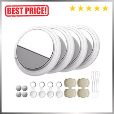 4 Pack Air-Tag NEW for iPhone iPad MX532AM/A air tag White with 1 extra battery