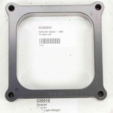 Wilson Manifolds Carburetor Spacer - 4500 1in Open Lw- 020010 Wilson Manifolds Carburetor Spacer - 4500 1in Open Lw- 020010