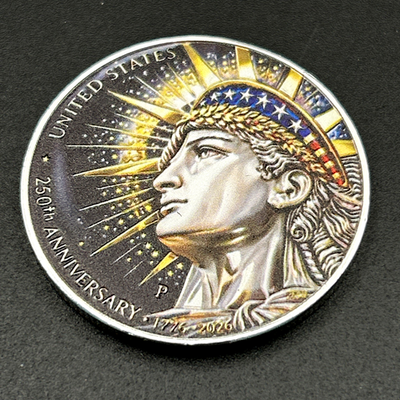 Lady Liberty 250TH ANNIVERSARY USA 1776-2026 Rep. Commemorative
