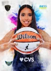 Azzi Fudd Art Card #3 3/10 John Rudolph Signed Dallas Wings