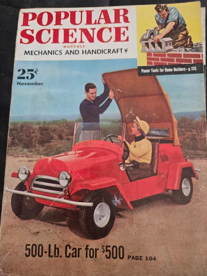 POPULAR SCIENCE MAGAZINES LOT of ten (10) vintage, in vinyl, in nice-cond, gift - Image 3 of 4
