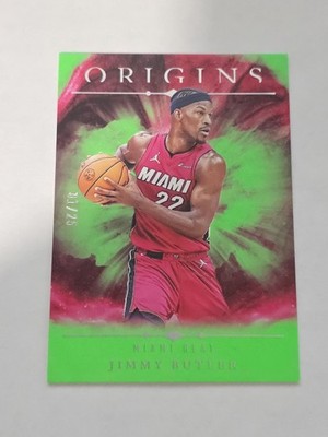 2024-25 Panini Origins Neon Green Parallel 01/25 #52 Jimmy Butler Miami Heat