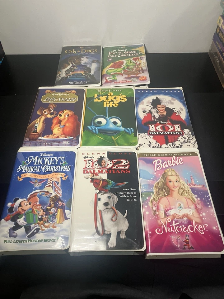 Лот из 37 видеокассет Disney Scooby Doo Nickelodeon Pokemon и многое другое - Изображение 3 из 4