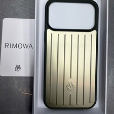 New RIMOWA Metal Fashion Phone Case for iPhone Silver 17/16/15/14/13 Pro max UK