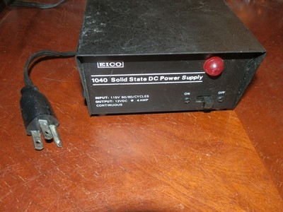 EICO  No 1040 Solid State DC Power Supply  12 volt DC Powers Up