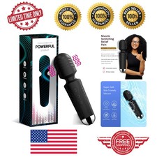 Rechargeable Mini Massager with Memory Function - 20 Powerful Vibration Speeds