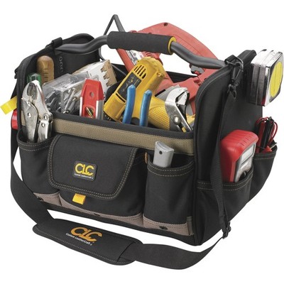 CLC 21-Pocket Open Top Soft-Sided Tool Box,  14in.W x 11in.D x 11in.H, Model#