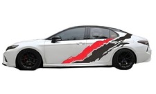 Distorted Stripe Car Side Sticker For Honda Civic Accord Side Door Vinyl Decals Distorted Stripe Car Side Sticker For Honda Civic Accord Side Door Vinyl Decals