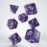 Classic Rpg Lavender & White Dice Set | Classic Rpg Dice | QWOCLE1B | Q-Workshop