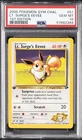2000 POKEMON GYM CHALLENGE 1ST EDITION #51 LT. SURGE'S EEVEE PSA 10