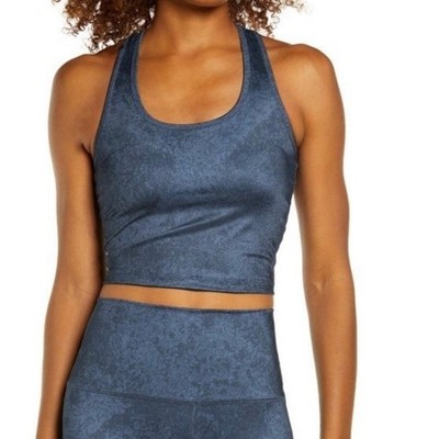 NWT Beyond Yoga First Class Cropped Yoga Tank Top - Athleisure Sporty 