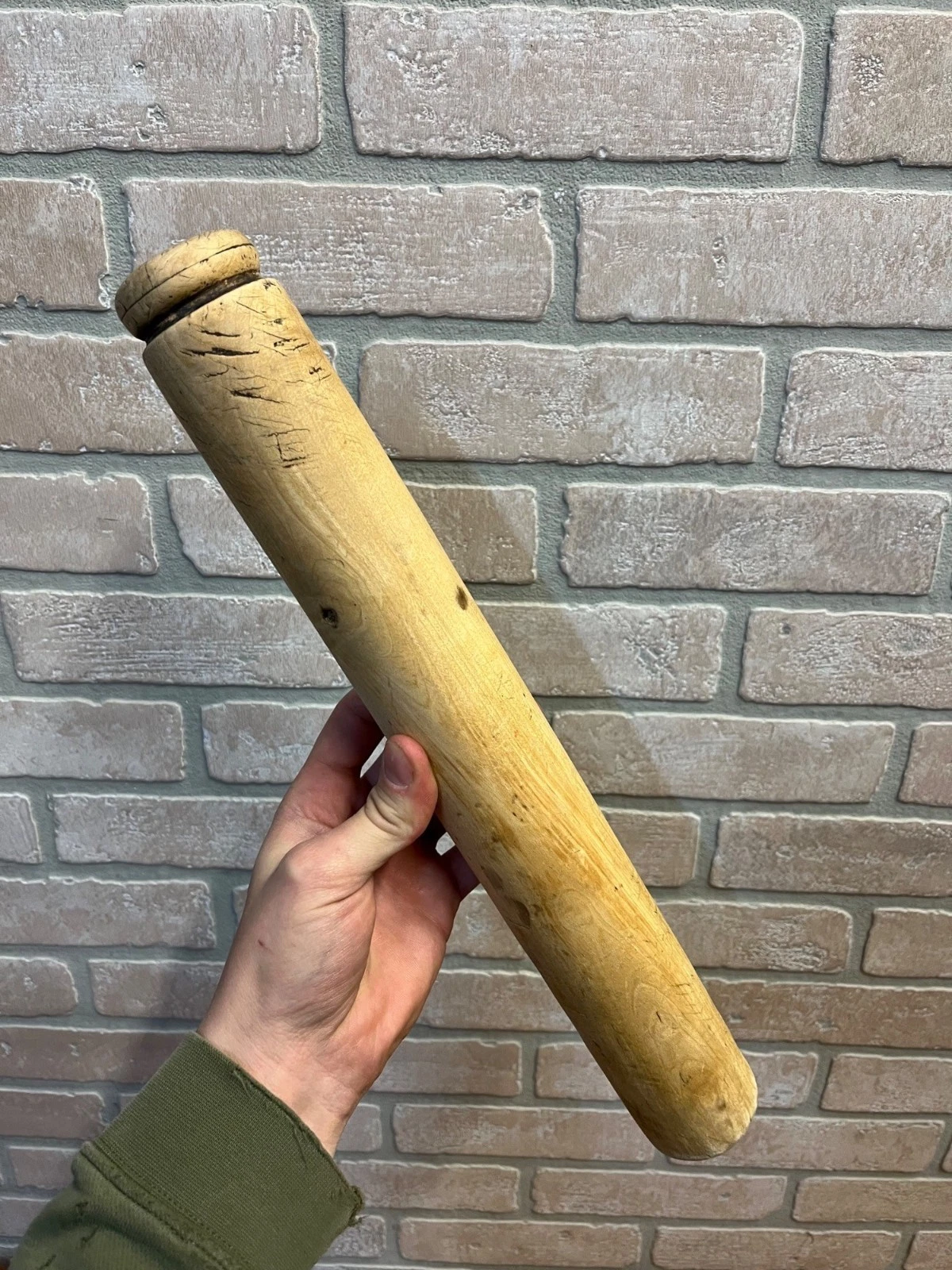 Antique Primitive 15" English Round Rolling Pin Baking Farmhouse Kitchen
Opens in a new window or ta
