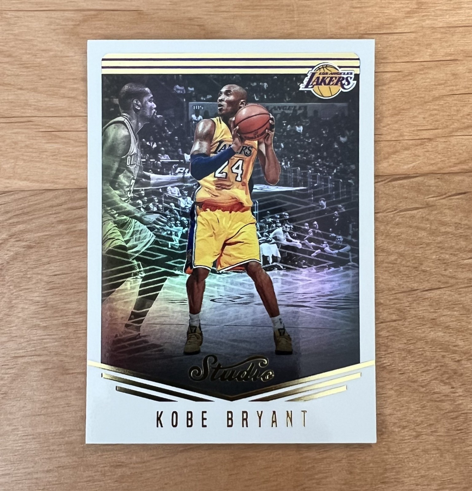 Kobe Bryant 2016-17 Panini Studio Basketball #75 Los Angeles Lakers Mamba