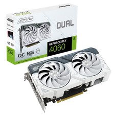 ASUS Dual GeForce RTX 4060 OC White Edition 8GB GDDR6 DUAL-RTX4060-O8G-WHITE 