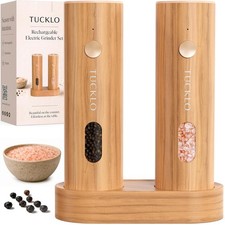 Electric Salt and Pepper Grinder Set