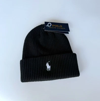 Unisex Polo Ralph Lauren Knitted Hat Warm Winter Ski Skull Cap