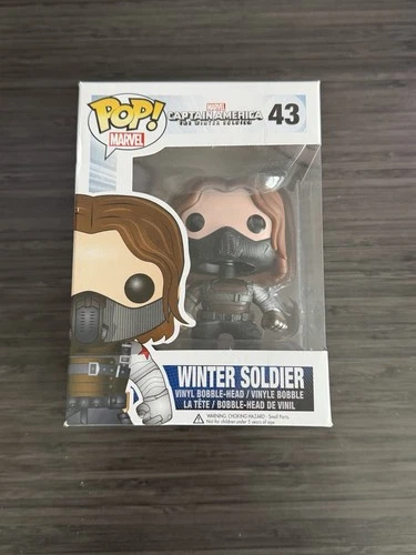 Funko Pop! Marvel Captain America Winter Soldier #43 Vinyl Bobble-Head