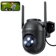 3MP Security Camera Outdoor Wired: Camera for Home Security Outdoor 2.4G/5G W...