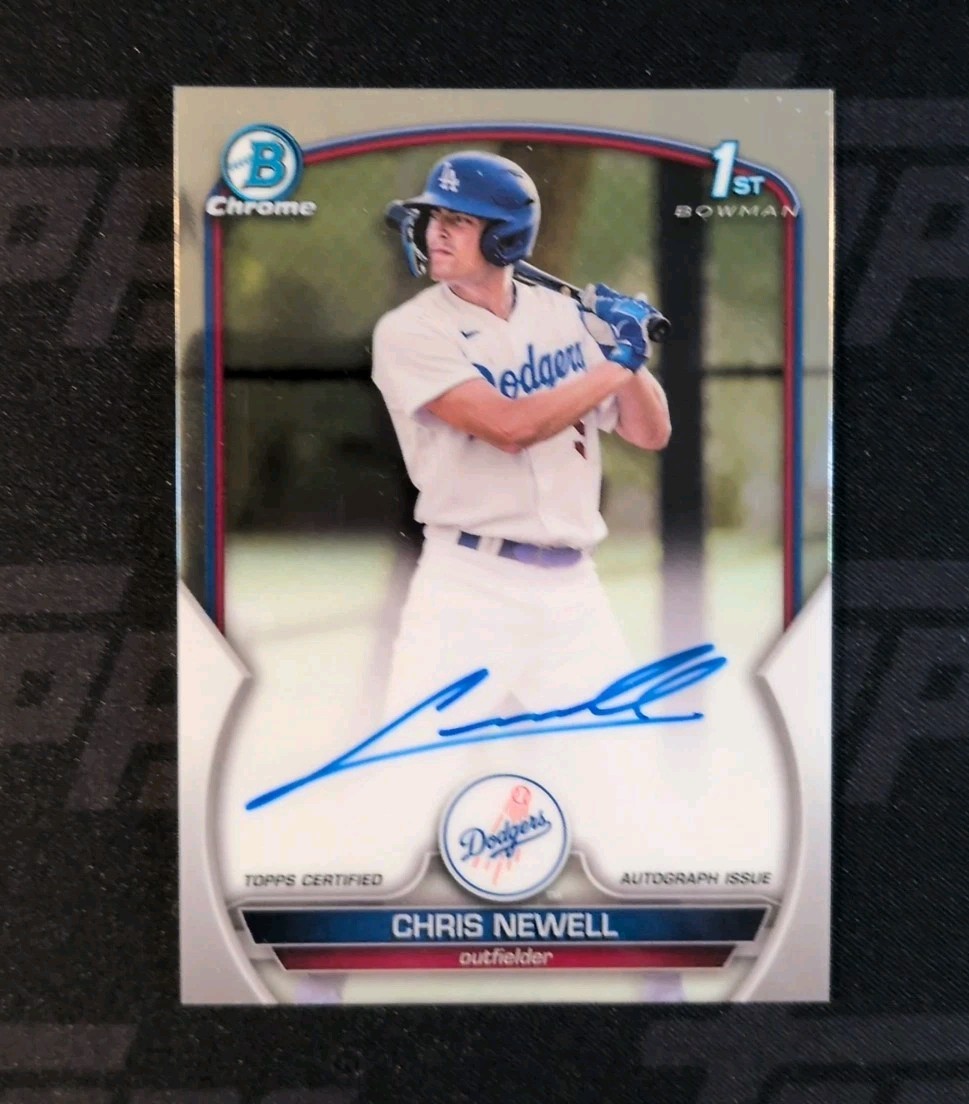 2023 Bowman #CPA-CN Chris Newell 1st Bowman Chrome Auto