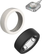 2 Pack Cover for Oura Ring Gen 5, Ultra-Thin Anti-Scratch Elastic Silicone