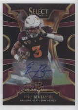 2020 Chronicles Draft Picks Black Prizm Signatures 7/7 Eno Benjamin #10 Auto 1l2