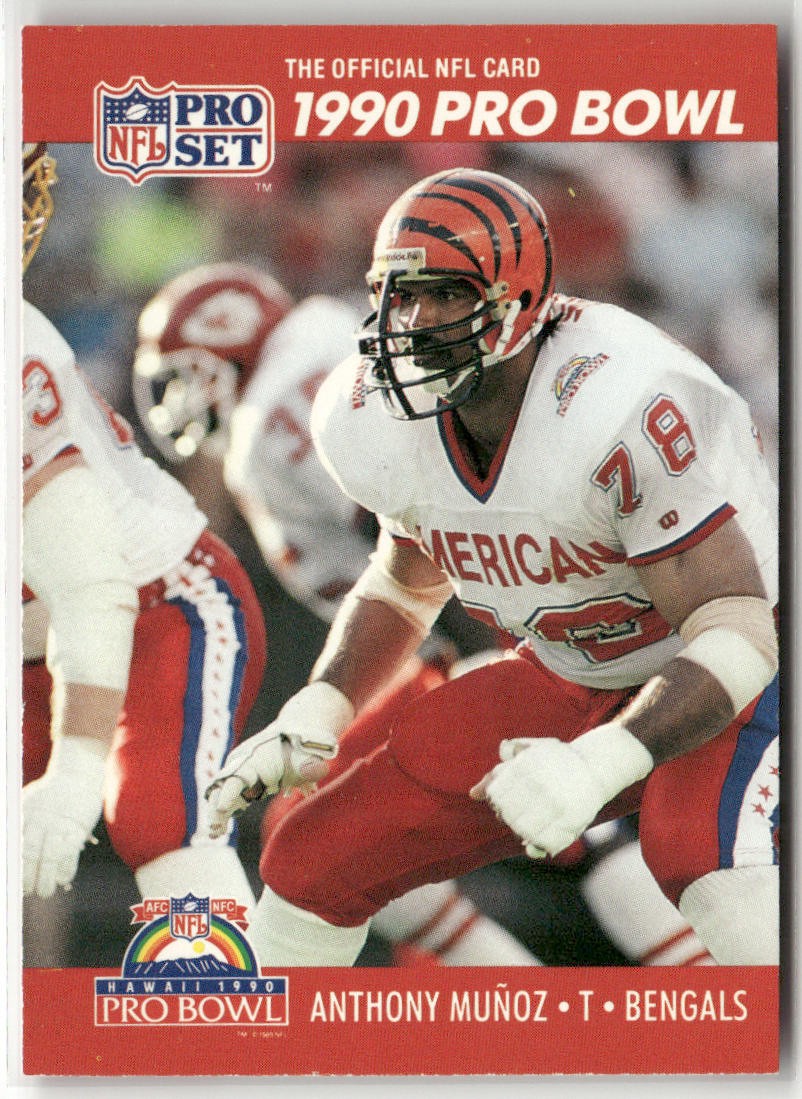 1990 PRO SET #361 ANTHONY MUNOZ CINCINNATI BENGALS