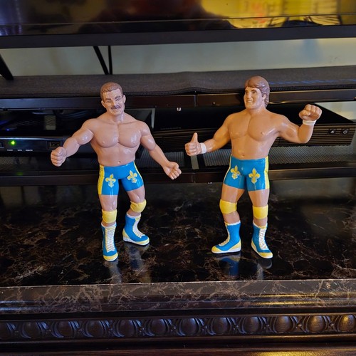 Original WWF LJN Wrestling Superstars Custom Painted Rougeau Brothers ...