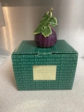Vintage NIB New! Fitz & Floyd Classics Le Jardin Potagere Purple Fig Box